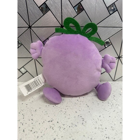 Little Miss Memes Naughty Purple 7" Soft Plush Toy Happy Face Gift Kids CUTE - Picture 7 of 9